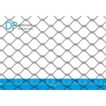 Plech Tahokov pozinkovaný Q30x24/2, 2x1250x2500 mm