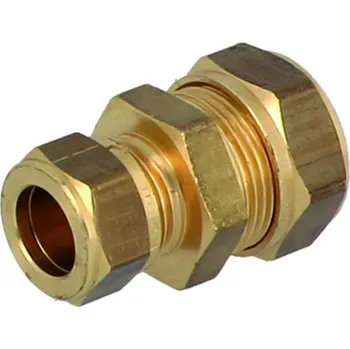Vodovodní potrubí GENERAL FITTINGS Mosazná svěrná spojka redukovaná 15 mm x 10 mm 1N0003H151000G