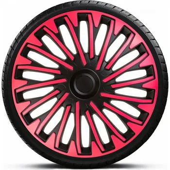 Poklice na kolo Ozdobné kryty kol, poklice 14" SOHO PINK BLACK 4ks