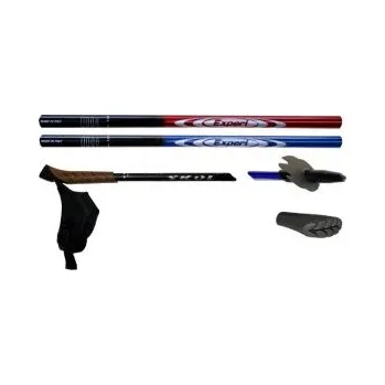 Běžkařská hole SKOL NORDIC WALKING modrá 105 cm; Modrá hůlky + DÁREK DLE VÝBĚRU!