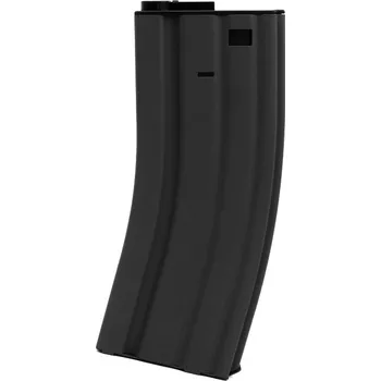 Sportovní střelba Lancer Tactical Kovový zásobník pro M4 na 120 ran - tlačný, Černý