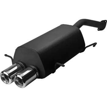 Výfuková trubka ULTER SPORT Sportovní výfuk MAZDA MX3 1991-1999, 2x koncovka kulatá 70mm Vyberte motor: 1,8 V6 97/100kW STANDARD