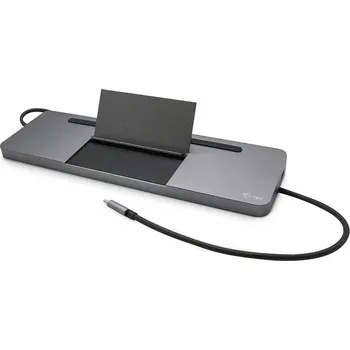 Notebook i-tec USB-C Metal Ergonomic 4K 3x Display Docking Station, Power Delivery 85W