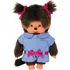 plyšák Happy Spirit Monchhichi Exclusive 20 cm, modrý overal