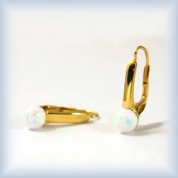 Náušnice bílé zlato