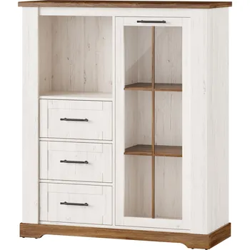 Policová skříň Vitrína Country 15