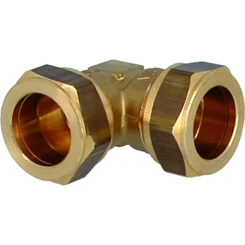 Vodovodní potrubí GENERAL FITTINGS Mosazné svěrné koleno 28 mm 1N0020H282800G