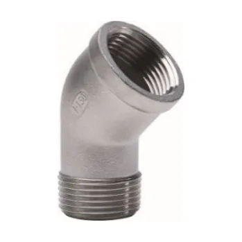 Fitinka GEBO Nerezové koleno MF 45° Velikost: 1/4”