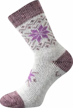 Dámské ponožky VOXX Alta vzor E narůžovělé
