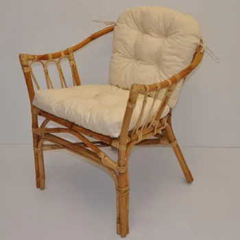 Křeslo Ratanové křeslo SUBALIU béžový melír