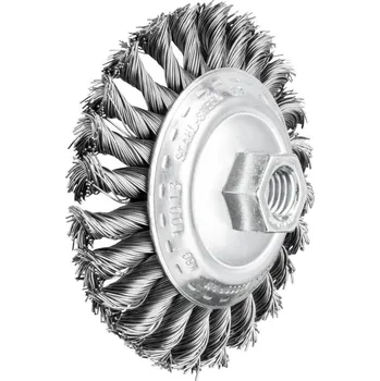 Příslušenství k brusce PFERD TOOLS Kuželový kartáč, ocel-Ø 100 x 13 mm, M14, Ø 0,50 pro úhlové brusky POS KBG 10013/M14 ST 0,50 43313001 1 ks