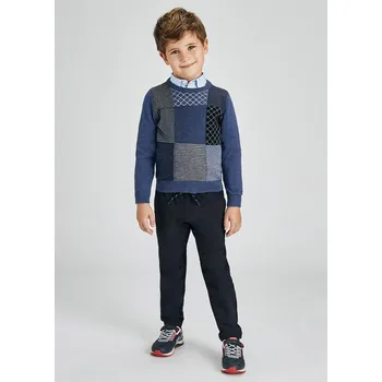 Dětská móda Mayoral Chlapecké volnočasové kalhoty 4567 černé Rozměr: 134