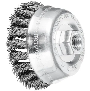 PFERD TOOLS Hrncový kartáč opeskovaný TBG Ø 80 mm M14 ocelový drát Ø 0,50 pro úhlovou brusku 43306031 1 ks