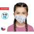 respirátor Dama Trade s.r.o. Český respirátor FFP2 vhodný pro děti - Kapka naděje vzor 1  10 ks