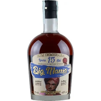 Likér Big Mama PX cask finished 15 years 0,7 l 40 %