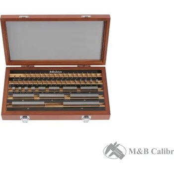 Koncové ocelové měrky 47 ks / třída přesnosti 2 Mitutoyo