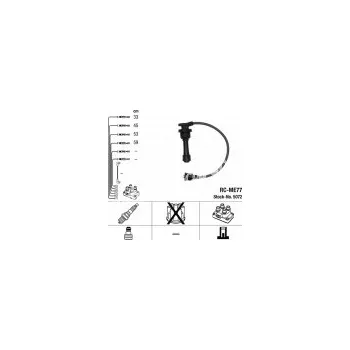 Zapalovací kabel Sada kabelů pro zapalování NGK RC-ME77