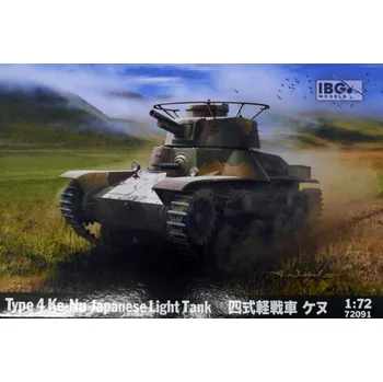 Plastikový model 1/72 Type 4 Ke-Nu Japanese Light Tank