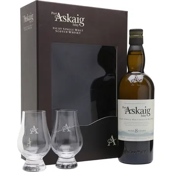 Likér Port Askaig Aged 8 Years + 2 sklenice 0,7 l 45,8 %