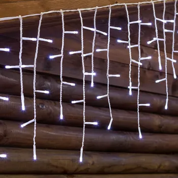 Vánoční osvětlení Xmasking LED řetěz rampouch 352 LED studená bílá