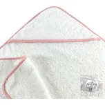 Dětské froté ručníky s kapucí Babies Only Barva: Růžový lem