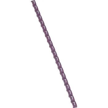 kabelová chránička LEGRAND Štítek DUPLIX 038407 "7" fialová 038407