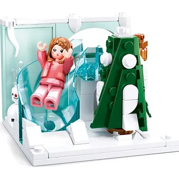 Stavebnice Sluban Mini Handcraft M38-B0989D Zima