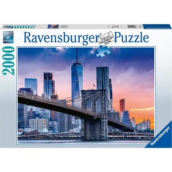 Puzzle Ravensburger Newyorské mrakodrapy 2000 dílků