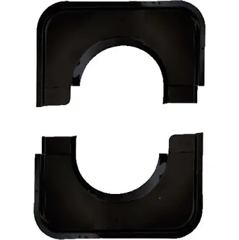 Kryt průvlečky pro ocelový komín - černý