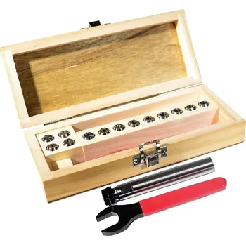 Kleštinový upínač 16x100 mm vč. kleštin ER11 13ks