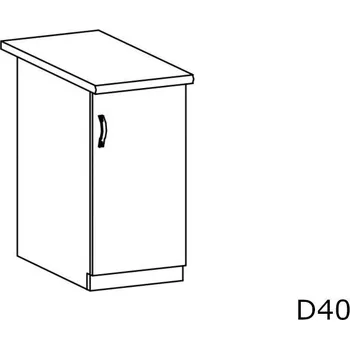 Kuchyňská skříňka MAMBA kuchyňská skříňka Lungo D40, dub artisan/šedá