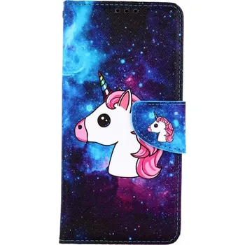 Pouzdro na mobilní telefon Pouzdro Vivo Y11s knížkové Space Unicorn (kryt neboli obal na Vivo Y11s)