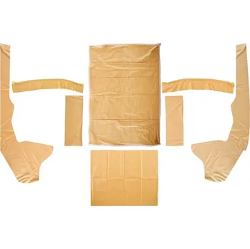 Volkswagen Luxusní béžová mohérová čelenka pro Beetle 53 -> 60