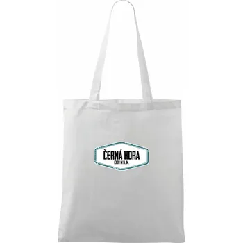 Hora Černá hora - Taška bavlněná - 42 x 38 cm ( Bílá )