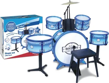 Hudební nástroj pro děti BONTEMPI Sada rockových bicích se stoličkou 85 x 65 x 68 cm