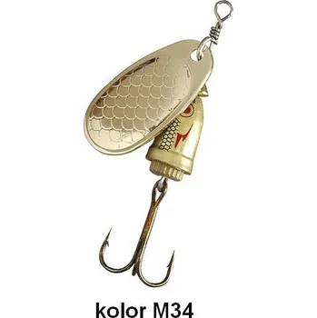 Umělá nástraha Třpytka rot. R. SONIC 1 / M34 (Třpytka Sonic je klasický model rotační třpytky, která ve vodě vytváří silné hydroakustické vlny. Sonic se charakterizuje svým klasickým zvonkovým tvarem.)