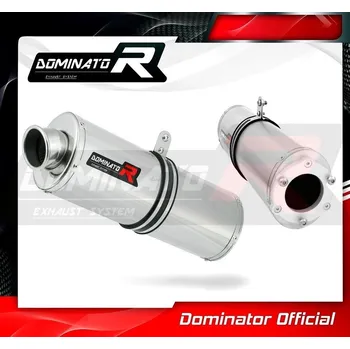Výfuk pro motocykl Laděný výfuk DOMINATOR SUZUKI GSXR 750 SRAD 97-00 OVÁLNÁ KONCOVKA