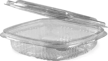 Jednorázové nádobí WIMEX Miska hranatá průhledná s víčkem 125 ml 50 ks