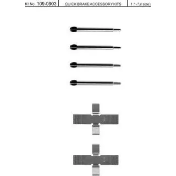 Brzdová destička Sada příslušenství brzdových destiček QUICK BRAKE