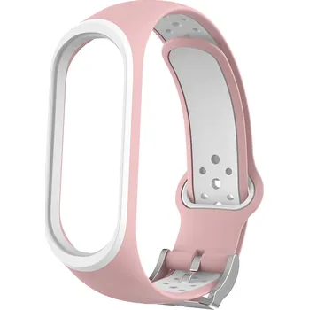 Příslušenství k fitness náramku Xiaomi Náramek pro Mi Band 3/4 růžový/bílý