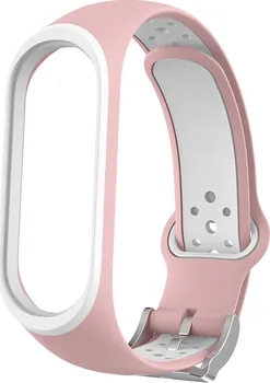 Příslušenství k fitness náramku Xiaomi Náramek pro Mi Band 3/4 růžový/bílý