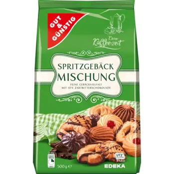 G&G Mix sušenek a oplatek s hořkou čokoládou 500g