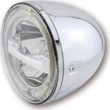 Osvětlení pro motocykl HIGHSIDER LED moto přední světlo CIRCLE chrom