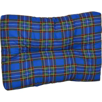 Podsedák Polštář na paletový nábytek - 60 x 40 cm - modrá kostka