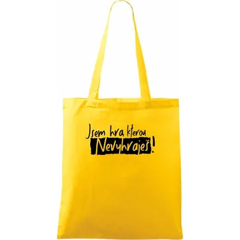 Jsem hra, kterou nevyhraješ! - Taška bavlněná - 42 x 38 cm ( Žlutá )