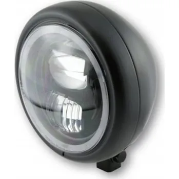 Osvětlení pro motocykl HIGHSIDER LED moto přední světlo PECOS TYP 7 černé