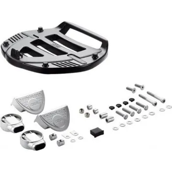 Zavazadlo na motocykl MM MONORACK M hliníkový pro sady F - plotna pro Monolock (E30,E370,E470,..)