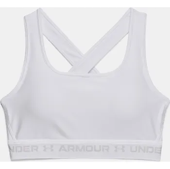Podprsenka Dámská podprsenka Under Armour Crossback Mid Bra 1361034-100 Bílá XS