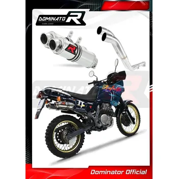 Výfuk pro motocykl Laděný výfuk DOMINATOR Honda NX 650 DOMINATOR RD02 88-94 KULATÉ KONCOVKY STANDART