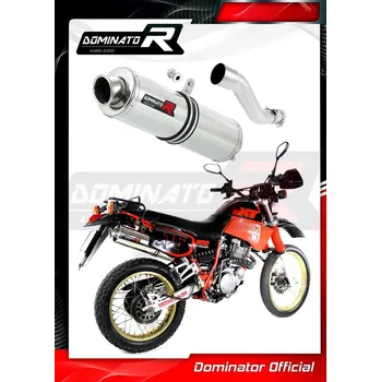 Výfuk pro motocykl Laděný výfuk DOMINATOR YAMAHA XT600 87-89 2KF 2NF KULATÁ KONCOVKA STANDART